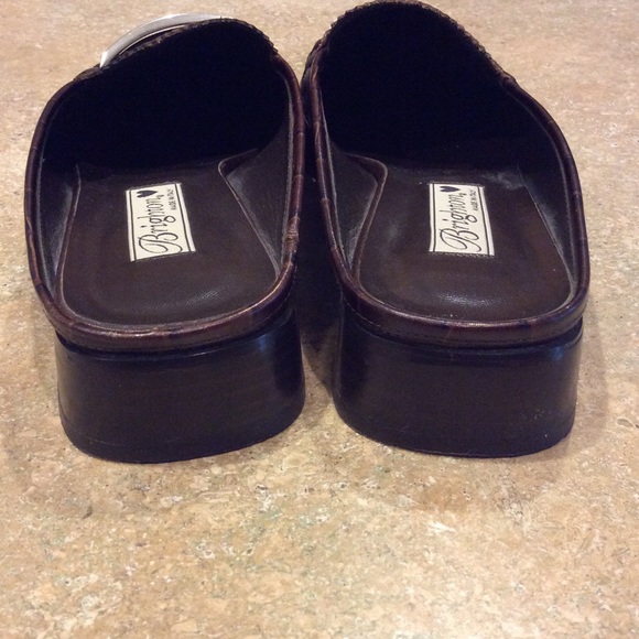 BRIGHTON “JODI” LEATHER MULES - Picture 3 of 9